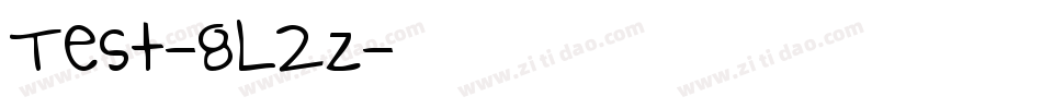 Test-8L2z字体转换