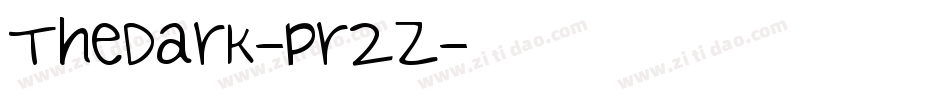 TheDark-pr2Z字体转换