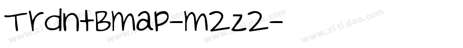 TrdntBmap-m2z2字体转换