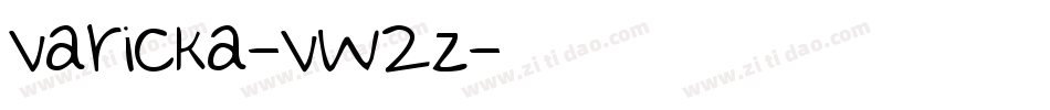 Varicka-VW2z字体转换 Varicka-VW2z字体转换