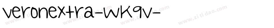 Veronextra-WK9v字体转换