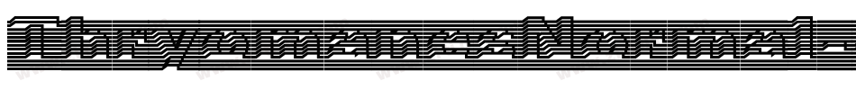 ThryomanesNormal-gmOq字体转换