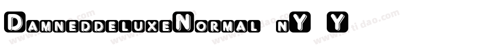 DamneddeluxeNormal-nY9Y字体转换