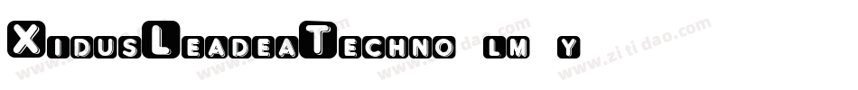XidusLeadeaTechno-lm9y字体转换