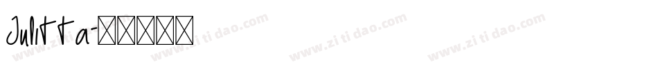 Julitta字体转换