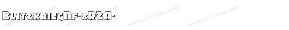BlitzkriegNf-8RZA字体转换