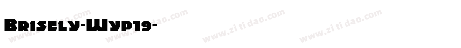 Brisely-Wyp19字体转换