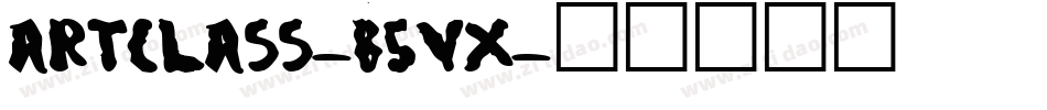ArtClass-B5Vx字体转换
