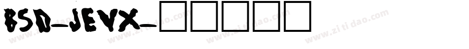 Bsd-JeVx字体转换