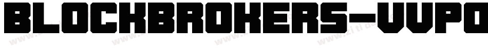 Blockbrokers-vVPO字体转换