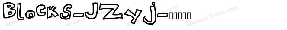 Blocks-JZyj字体转换
