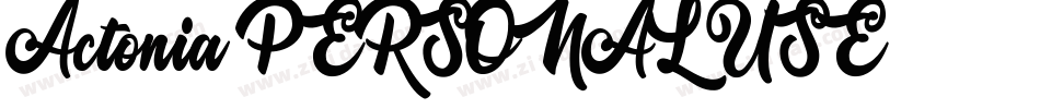Actonia-PERSONAL-USE字体转换