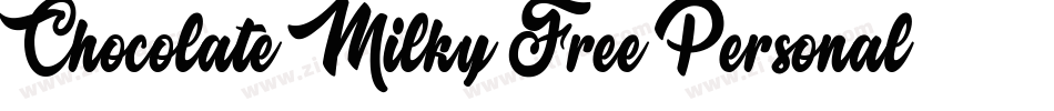 Chocolate-Milky-Free-Personal-2字体转换