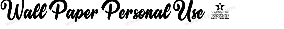 Wall-Paper-Personal-Use-2字体转换