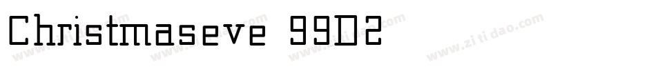 Christmaseve-99D2字体转换