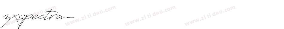 zxspectra字体转换