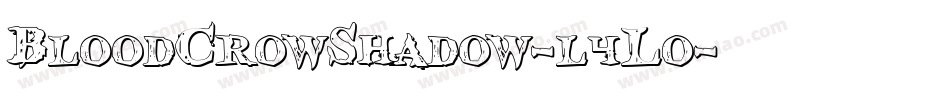 BloodCrowShadow-l4L0字体转换