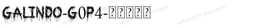 Galindo-g0p4字体转换