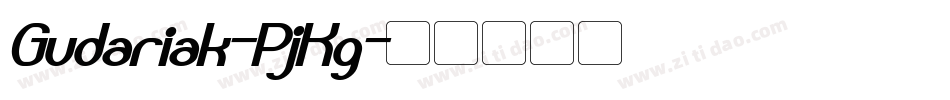 Gudariak-PjKg字体转换