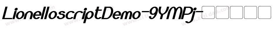 LionelloscriptDemo-9YMPj字体转换