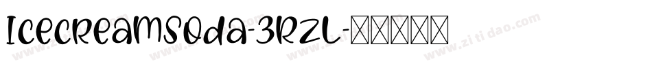 IcecreamSoda-3RzL字体转换