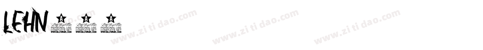 LEHN105字体转换