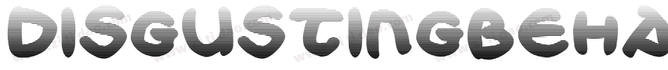 DisgustingBehavior-AZrA字体转换