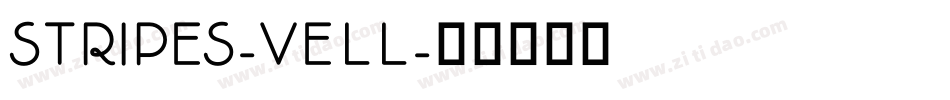 Stripes-vELL字体转换