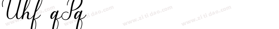 Uhf-qPq字体转换