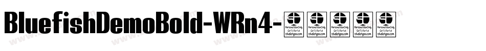 BluefishDemoBold-WRn4字体转换