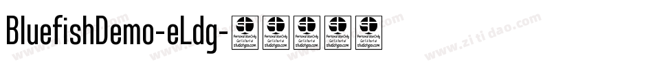 BluefishDemo-eLdg字体转换