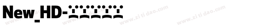 New_HD字体转换