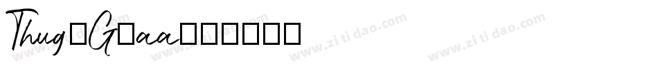 Thug-G3aa字体转换