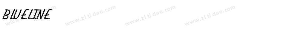 BLUELINE字体转换
