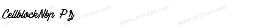 CellblockNbp-5P0z字体转换