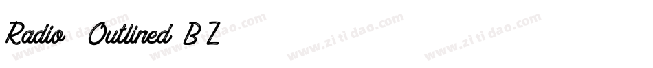Radio1875Outlined-5B0Z字体转换 Radio1875Outlined-5B0Z字体转换