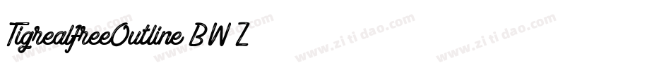 TigrealfreeOutline-BW0Z8字体转换