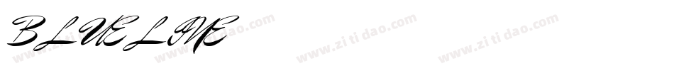 BLUELINE字体转换