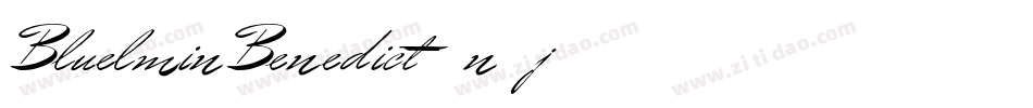 BluelminBenedict-n6j4字体转换