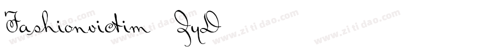 Fashionvictim-4ZyD字体转换