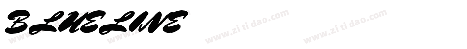 BLUELINE字体转换