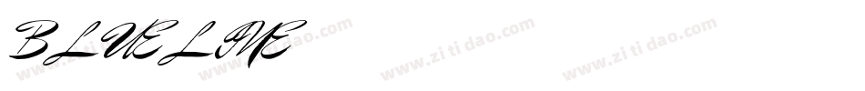BLUELINE字体转换