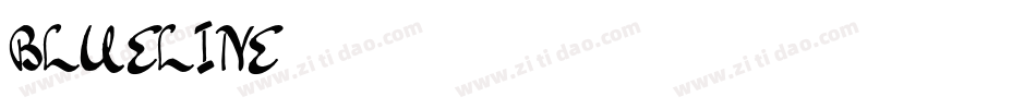 BLUELINE字体转换