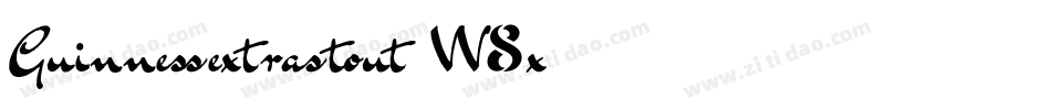 Guinnessextrastout-VV8x字体转换
