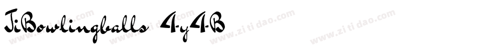 JiBowlingballs-4y4B字体转换
