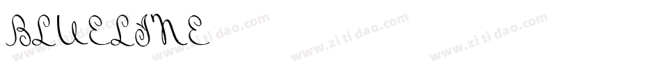 BLUELINE字体转换