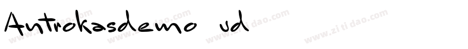 Antrokasdemo-vd79字体转换
