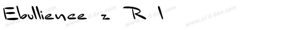 Ebullience-z8R0l字体转换