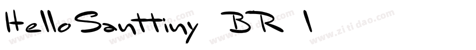 HelloSanttiny-BR0l字体转换