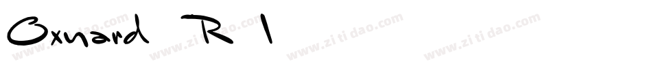 Oxnard-R0l6字体转换 Oxnard-R0l6字体转换